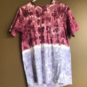 Two Color Tie-Dye Ivory Ella Shirt